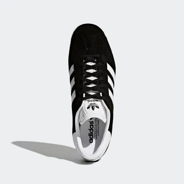 Adidas Men's Gazelle Shoes - Core Black / White / Gold Metallic