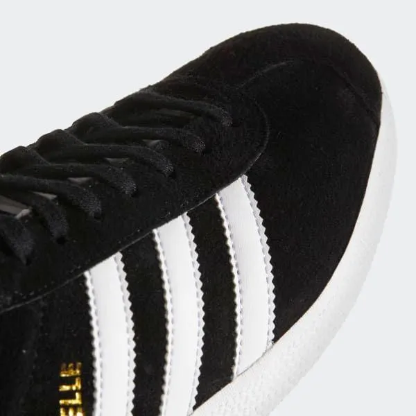 Adidas Men's Gazelle Shoes - Core Black / White / Gold Metallic