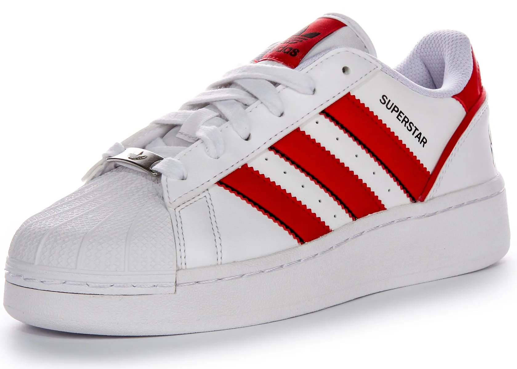 Adidas Superstar XLG In White Red For Youth