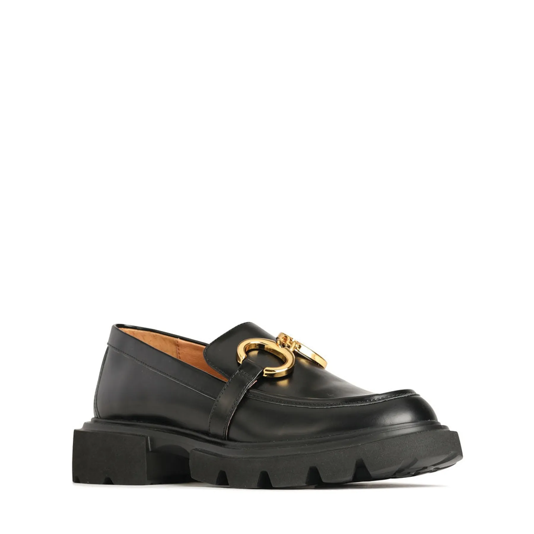 ADINE LEATHER CHUNKY LOAFERS