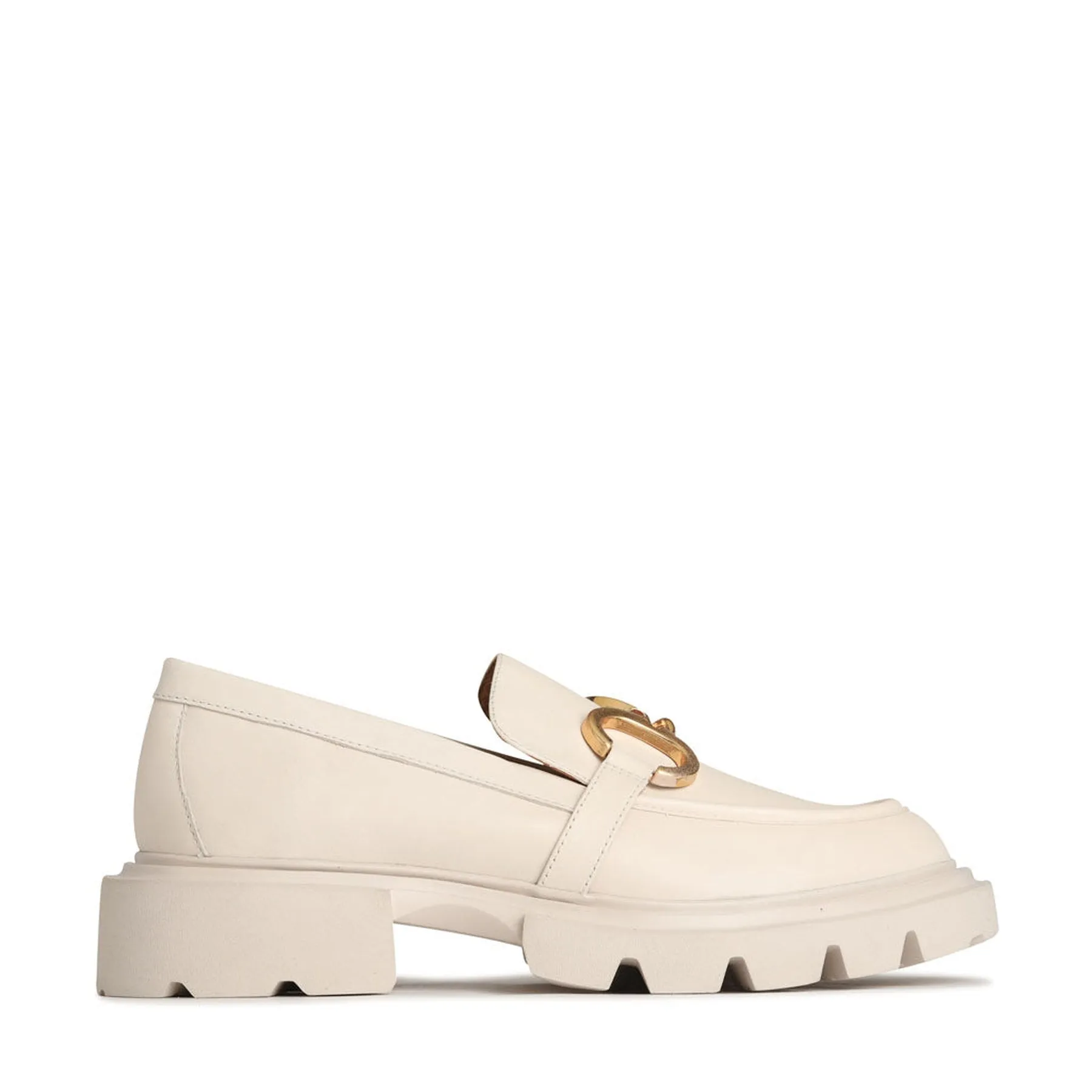 ADINE LEATHER CHUNKY LOAFERS