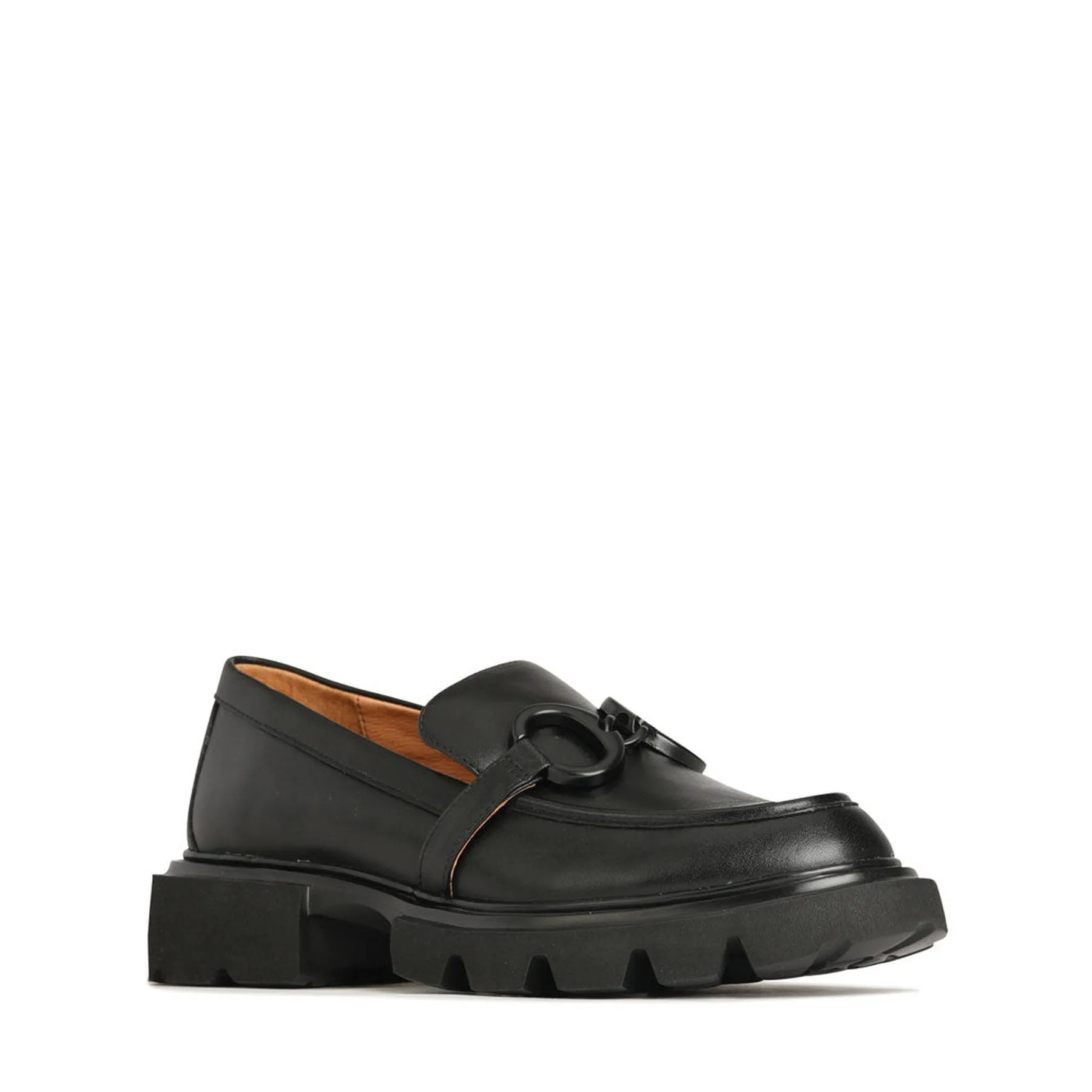 ADINE LEATHER CHUNKY LOAFERS