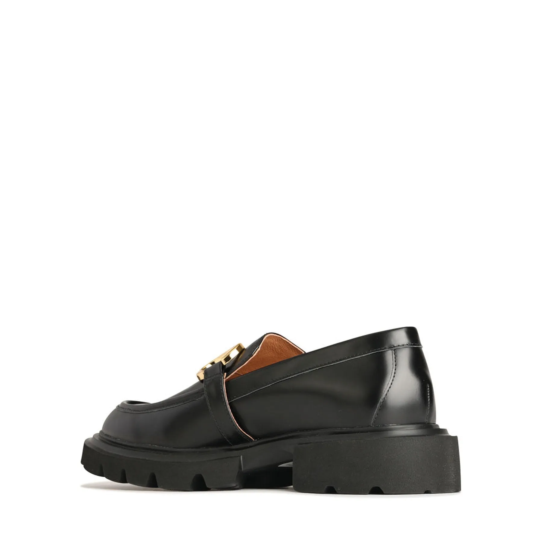 ADINE LEATHER CHUNKY LOAFERS