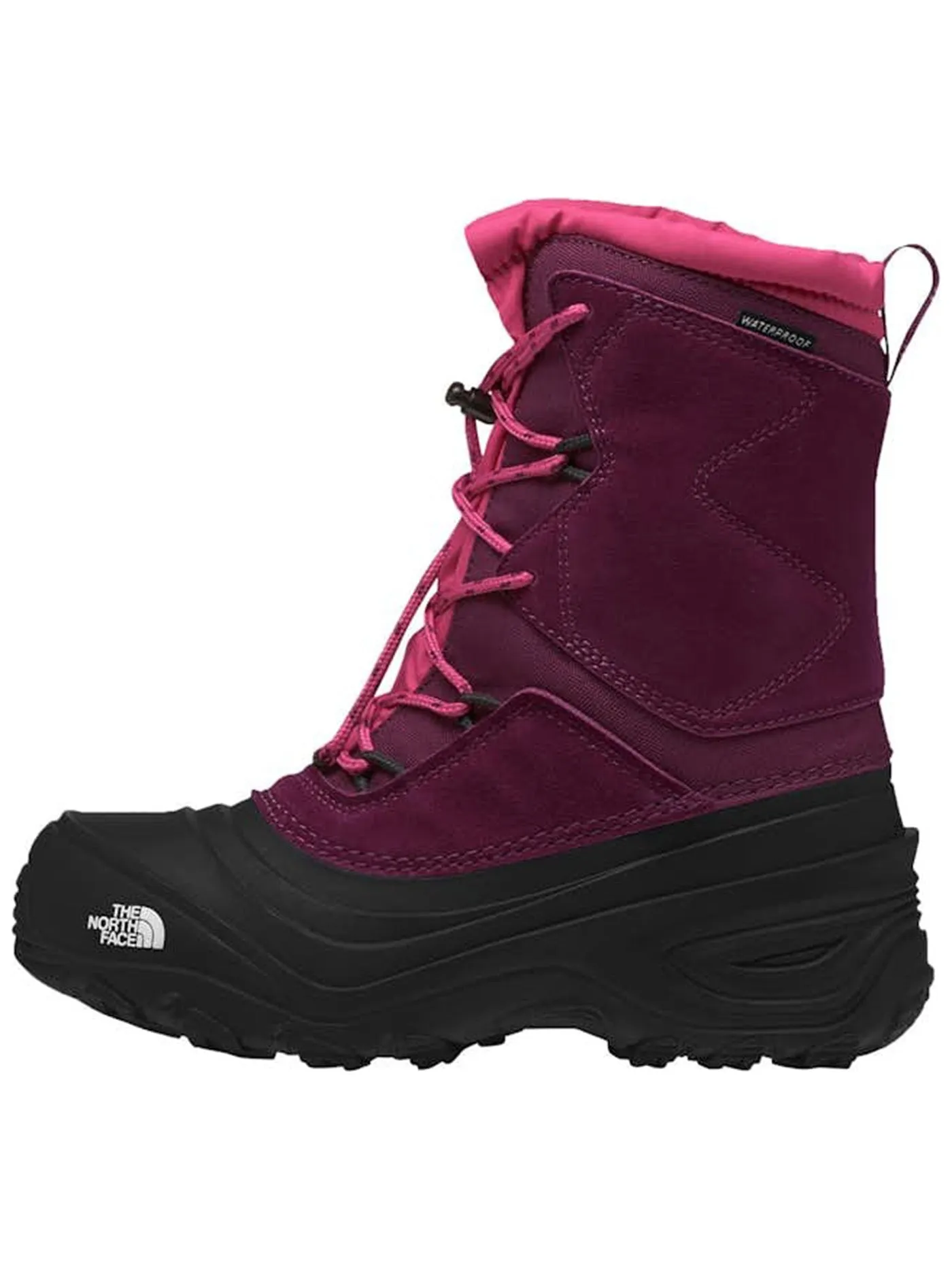 Alpenglow V WP Boysenberry/TNF Black Winter Boots (Kids)