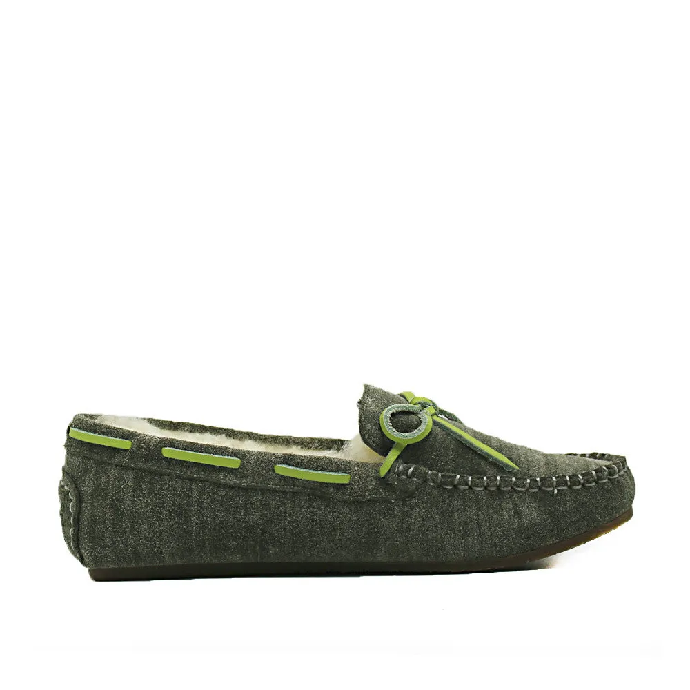 Amellia Moccasin - Army Green