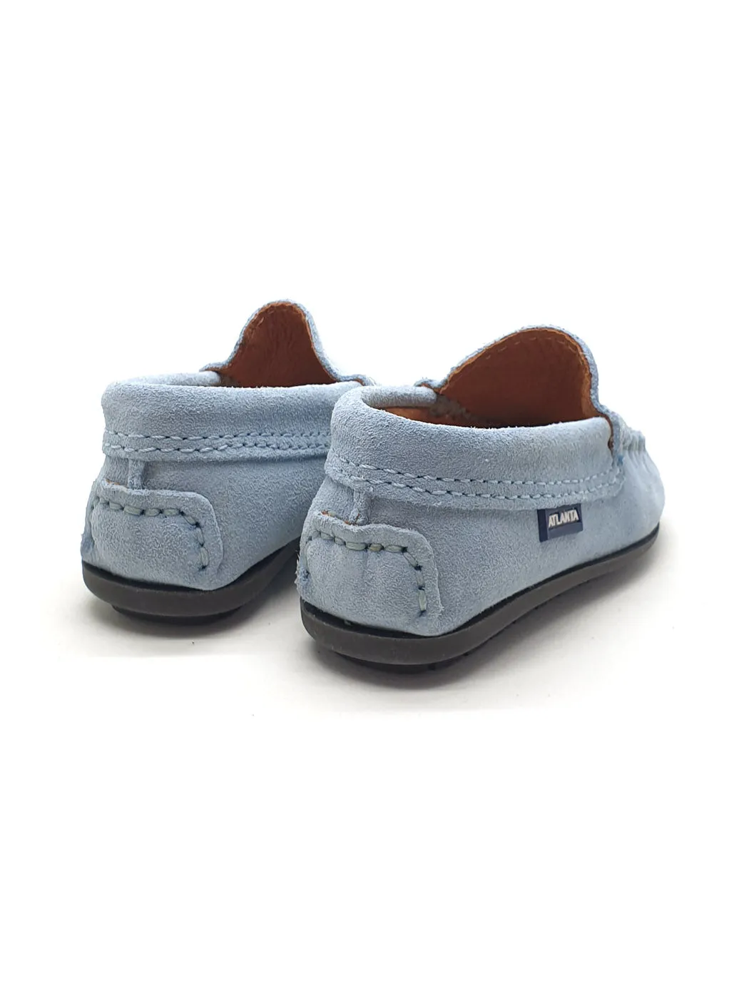 Atlanta Mocassin- Baby Shoes Moccasins light blue-15G154