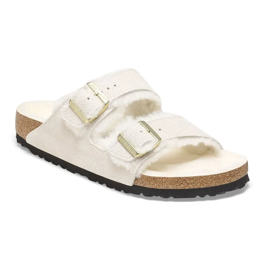 Birkenstock Arizona Shearling Suede Leather Unisex