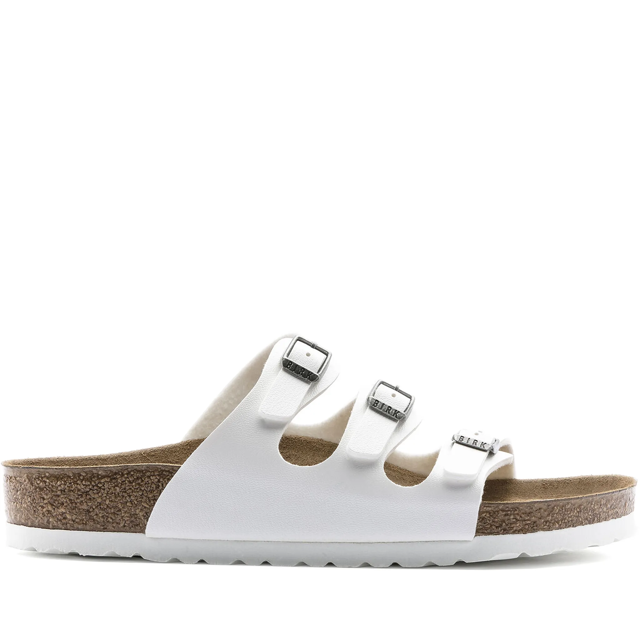 Birkenstock Florida Birko-Flor - White Sandals