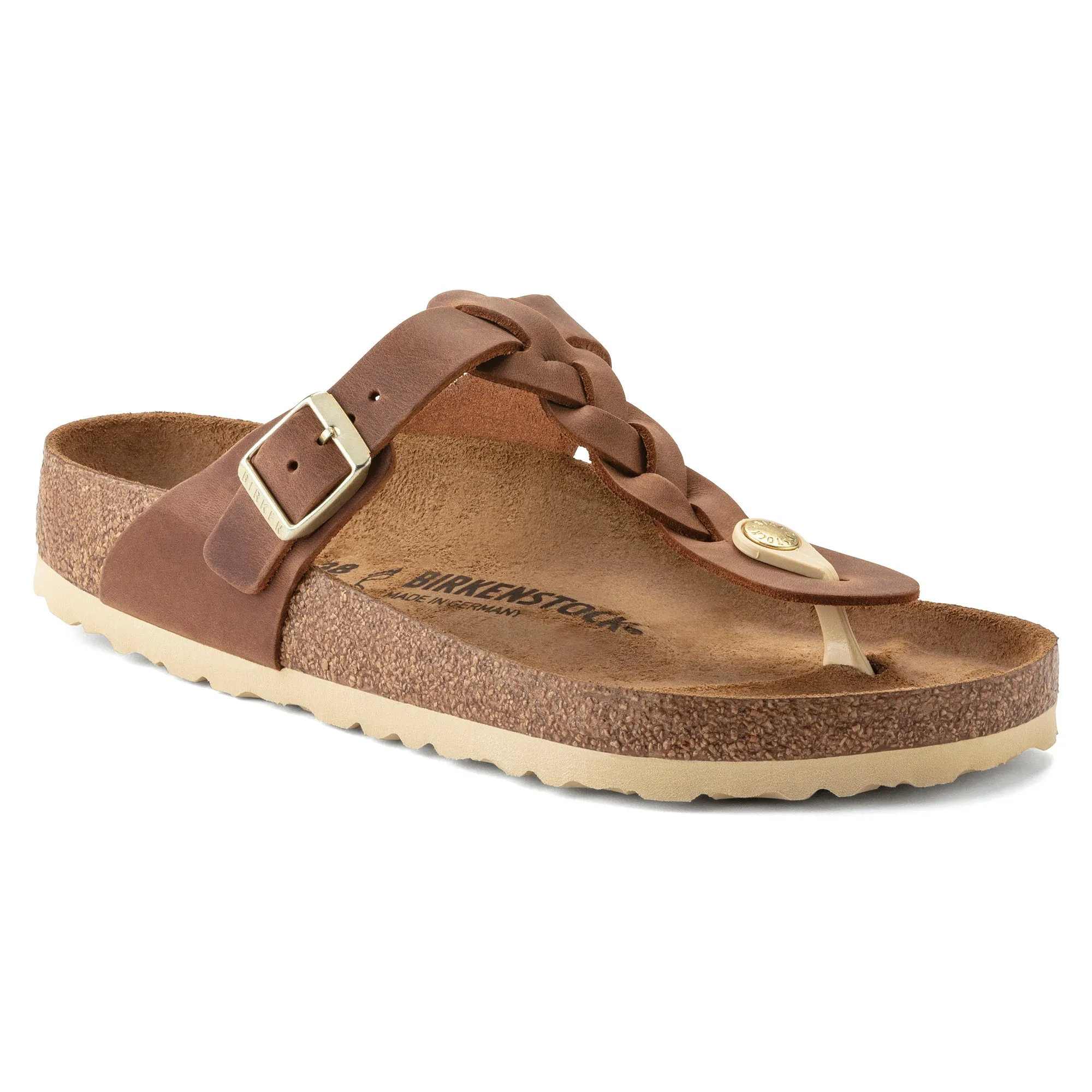 Birkenstock Gizeh Braided Oiled Leather Women's