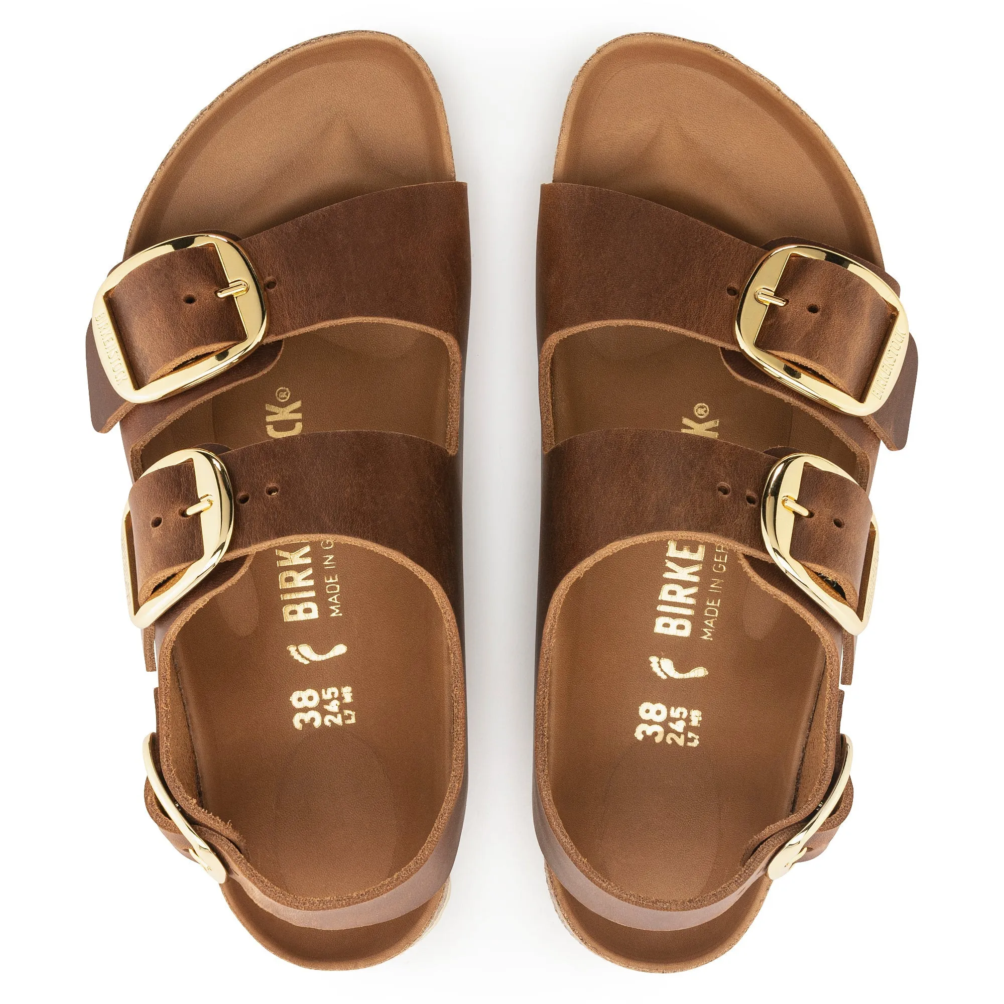 Birkenstock Milano Big Buckle Oiled Leather Women's