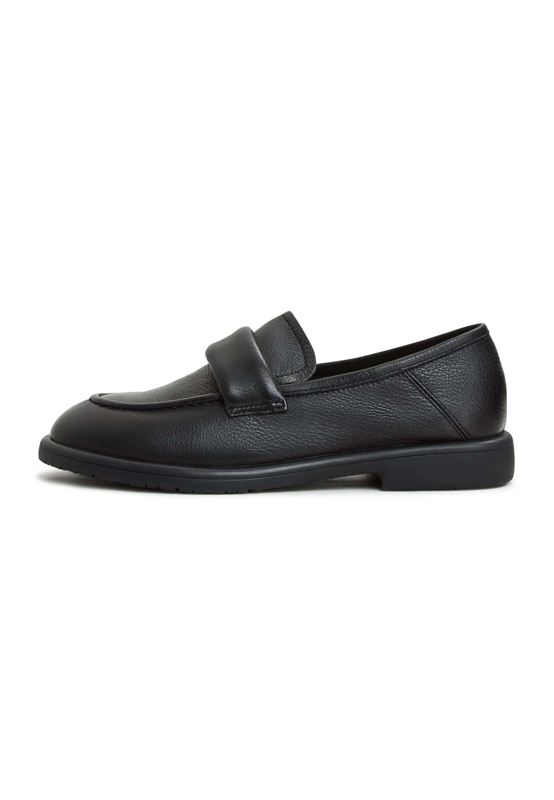 Block Heeled Loafers Stephanie  - Black