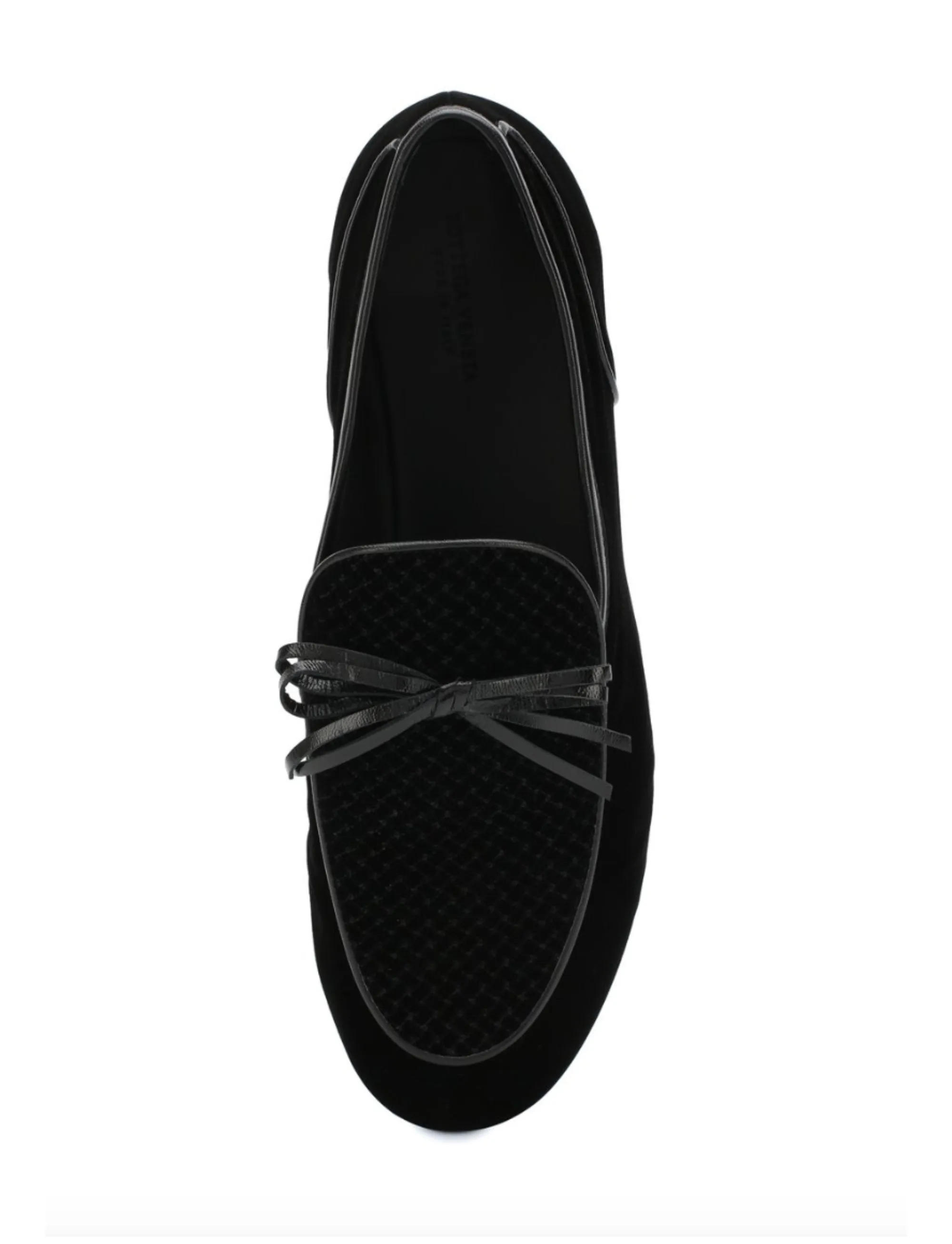 Bottega Veneta Trinity Intrecciato Velvet Loafers