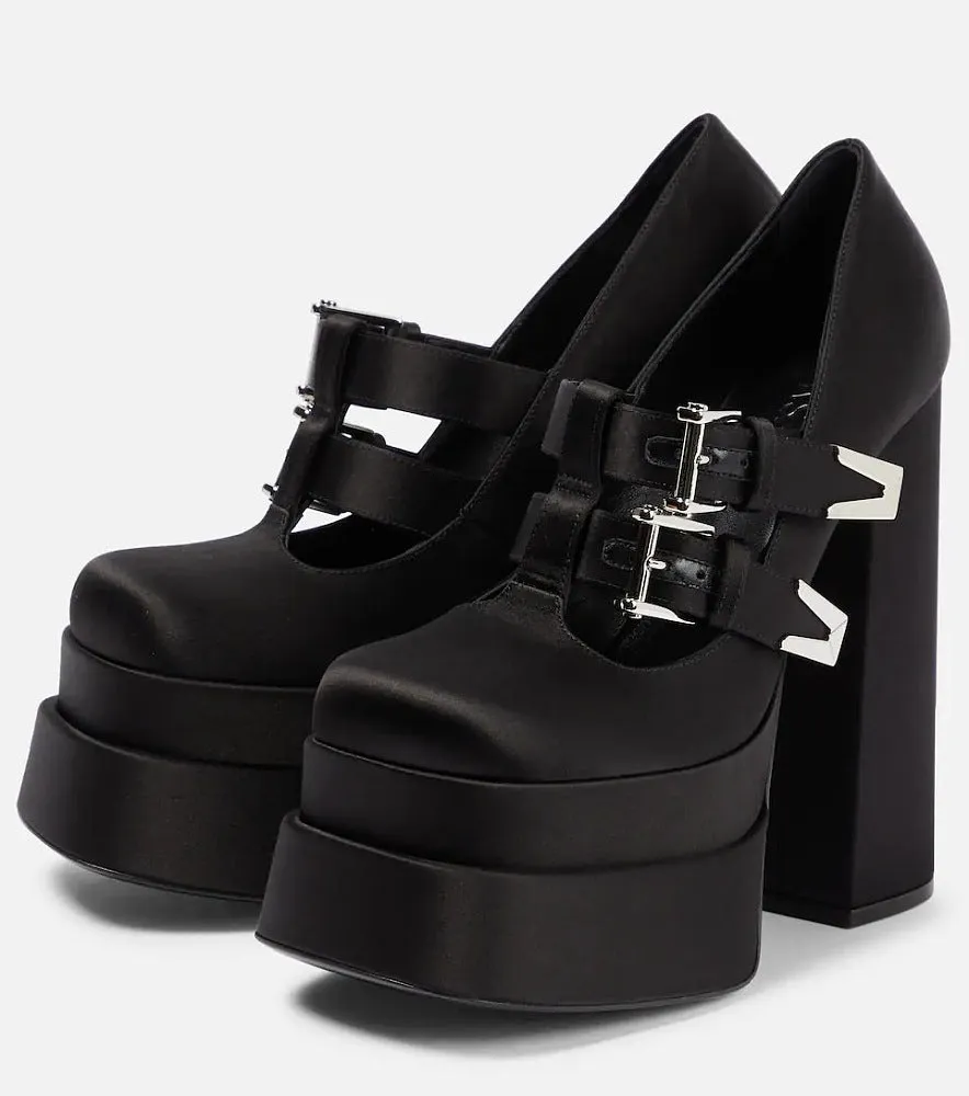 ‘Cashmere Luxury’ Platform Chunky Heel