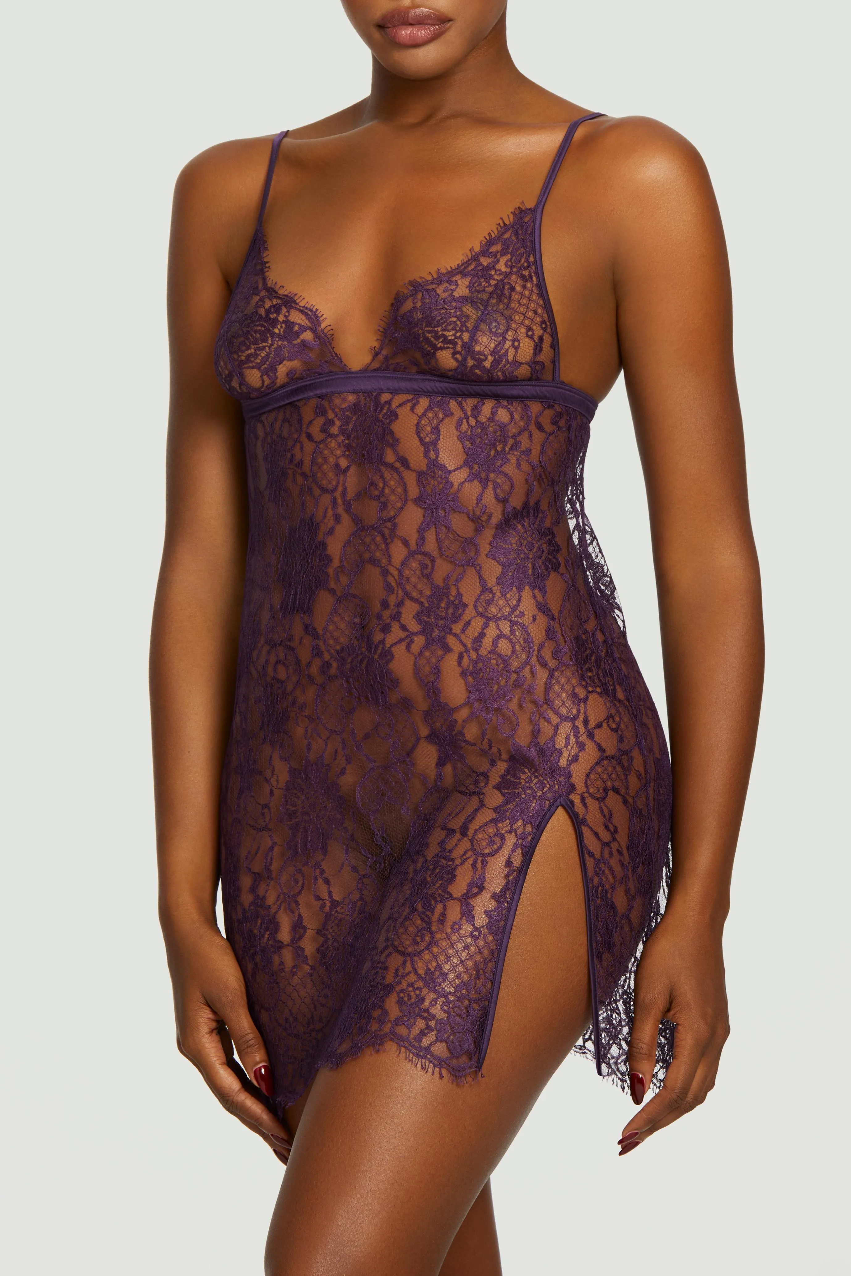 Coco de Mer Hera Slip in Violet