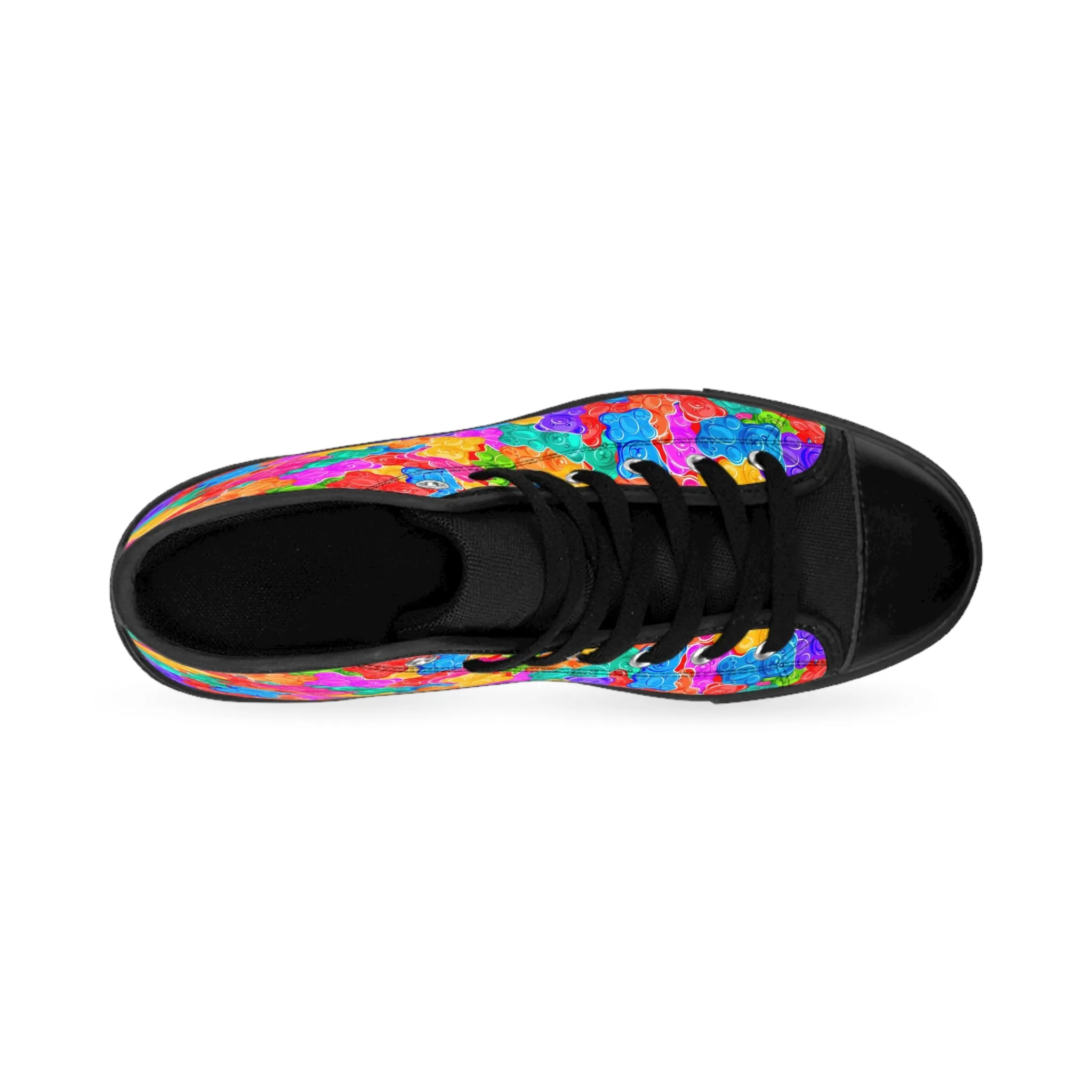 Colorful Gummy Bears Women's Classic Sneakers