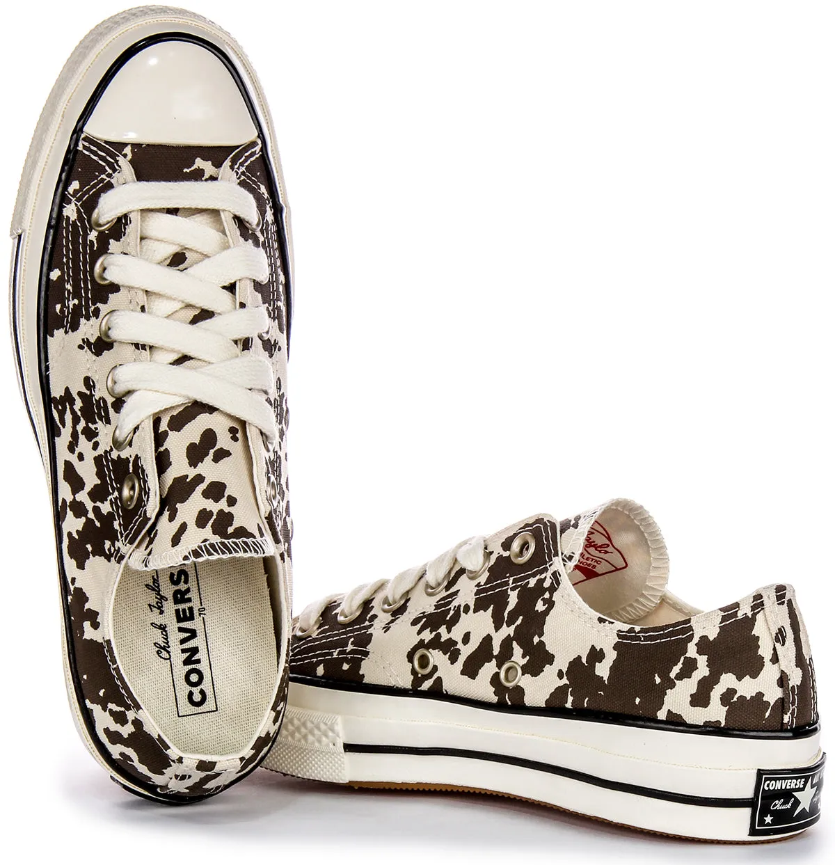 Converse Chuck 70s A10139C In Brown White Cow Print