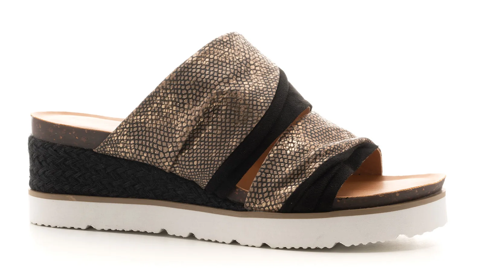 Corkys Believe Sandal in Black