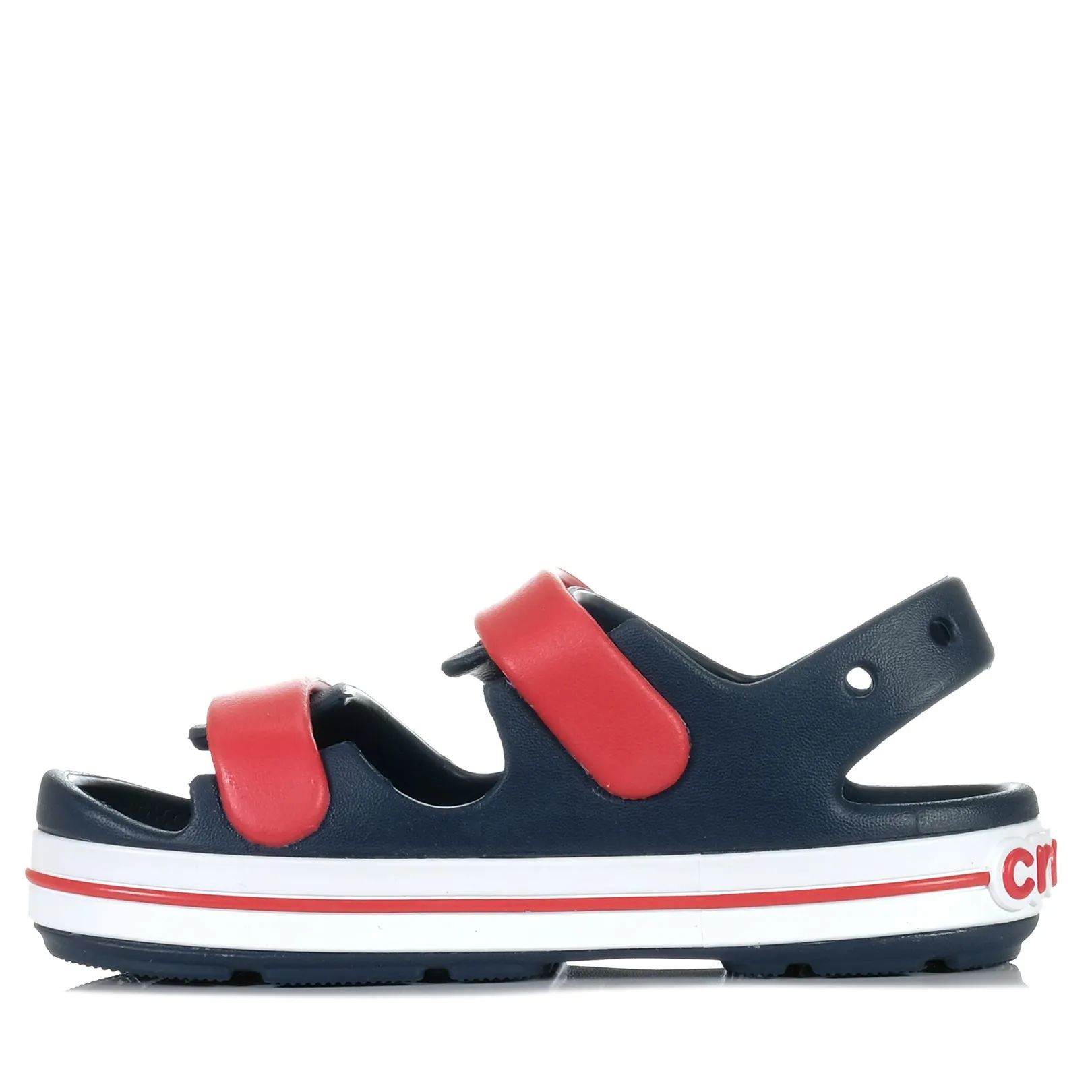 Crocs Kids Crocband Cruiser Sandal Navy/Red