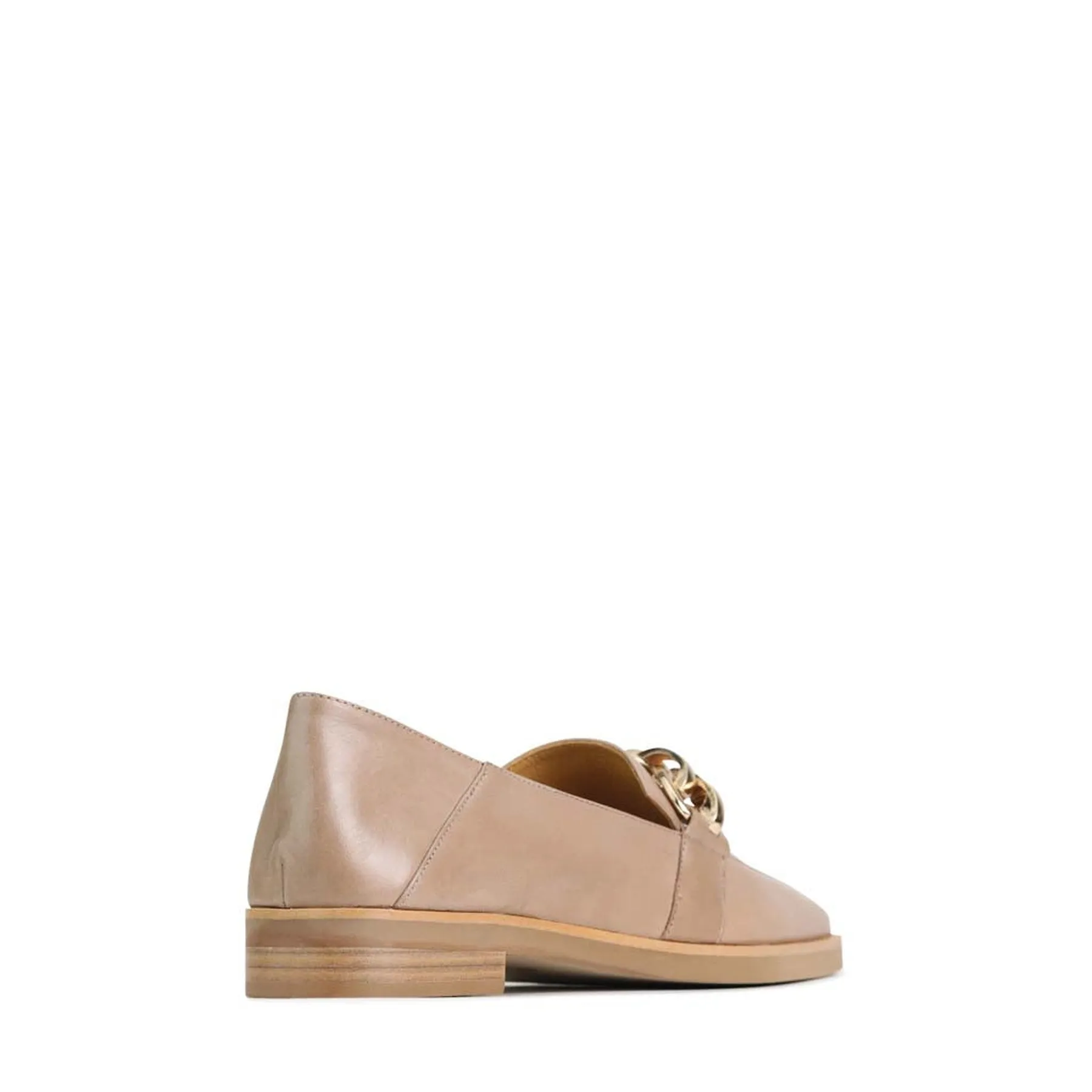 ESTELLE  LEATHER LOW HEEL LOAFERS