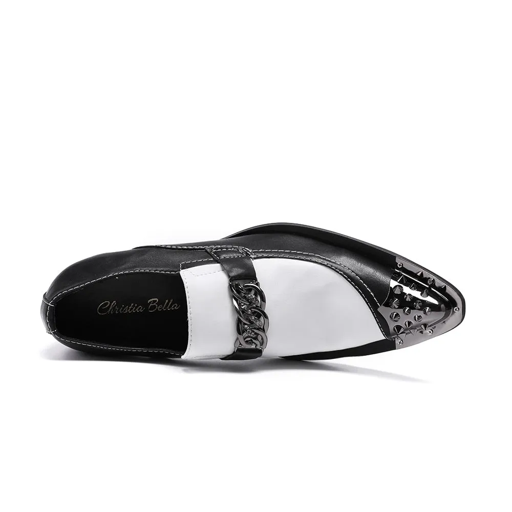 ExoticLuxe Pointed Toe Dress Loafers