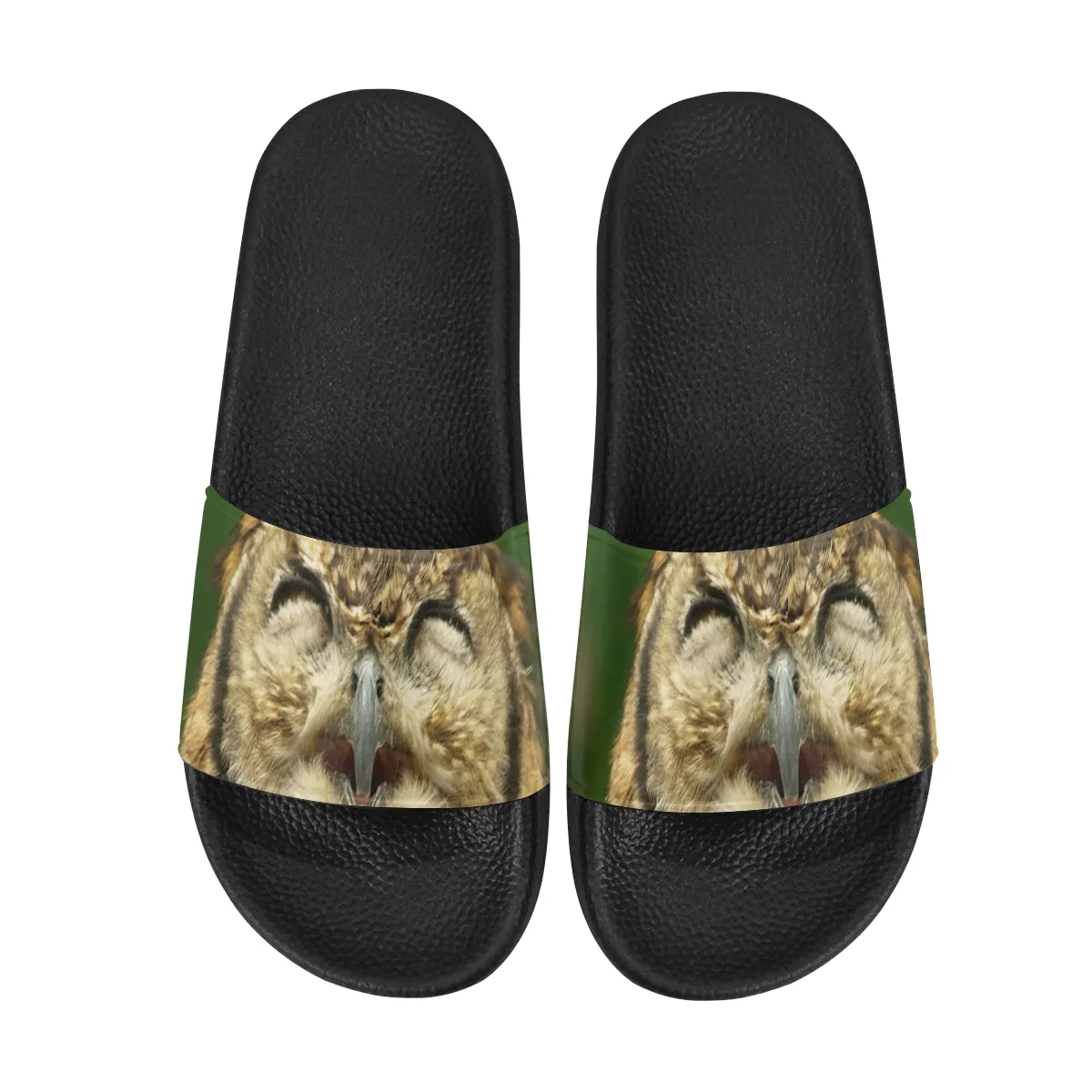 FUNNY OWL Women's Slide Sandals