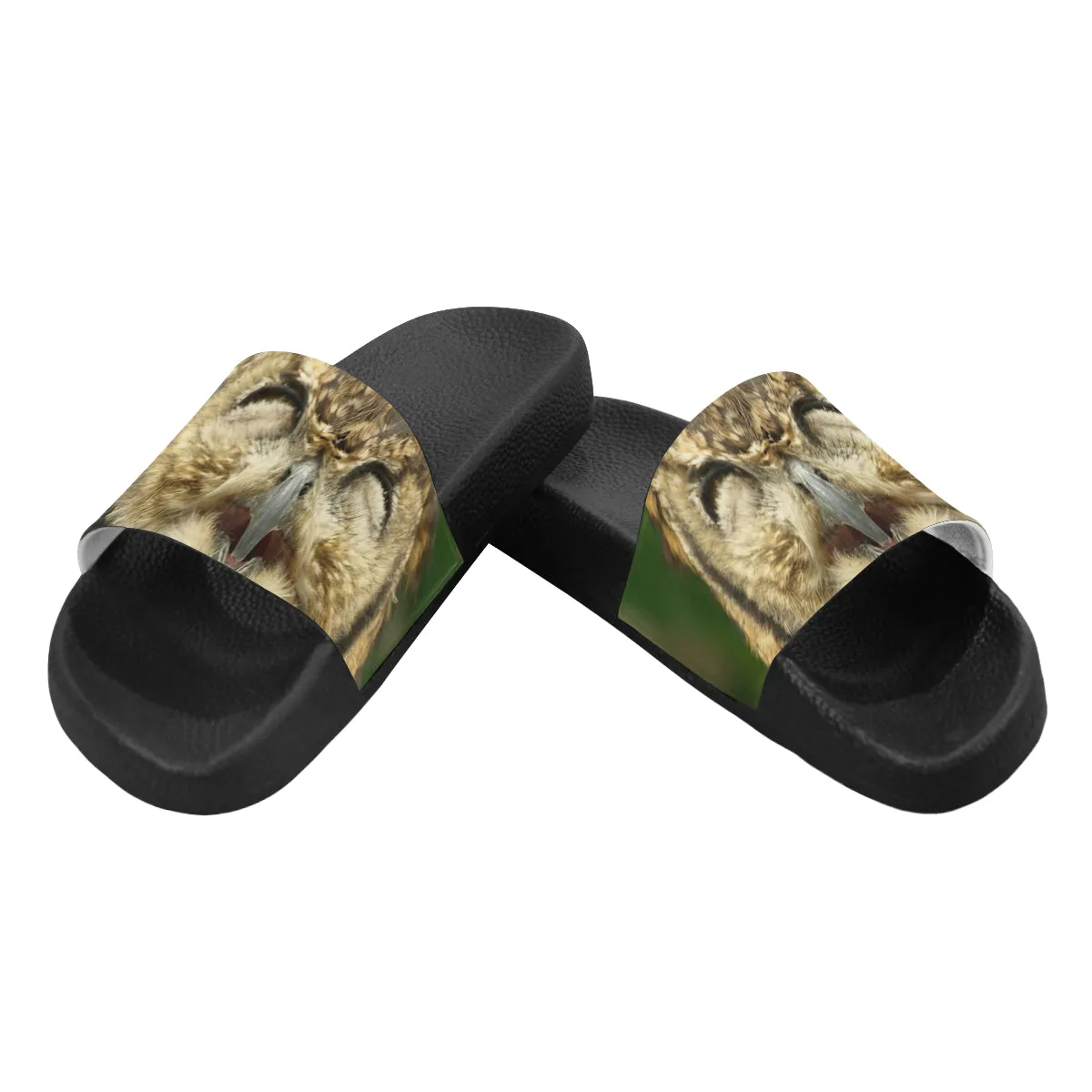 FUNNY OWL Women's Slide Sandals