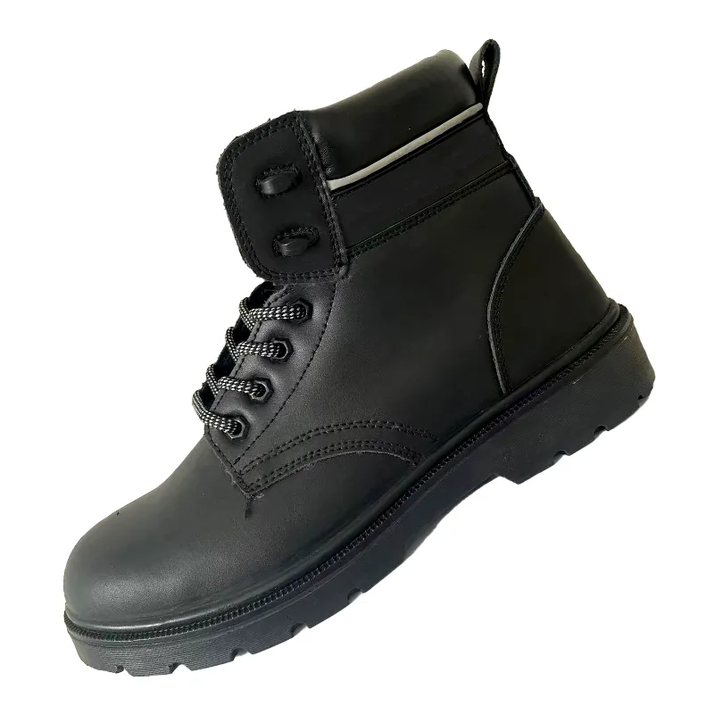 Genuine Leather Industrial Safety Boots for Men (GH-036)