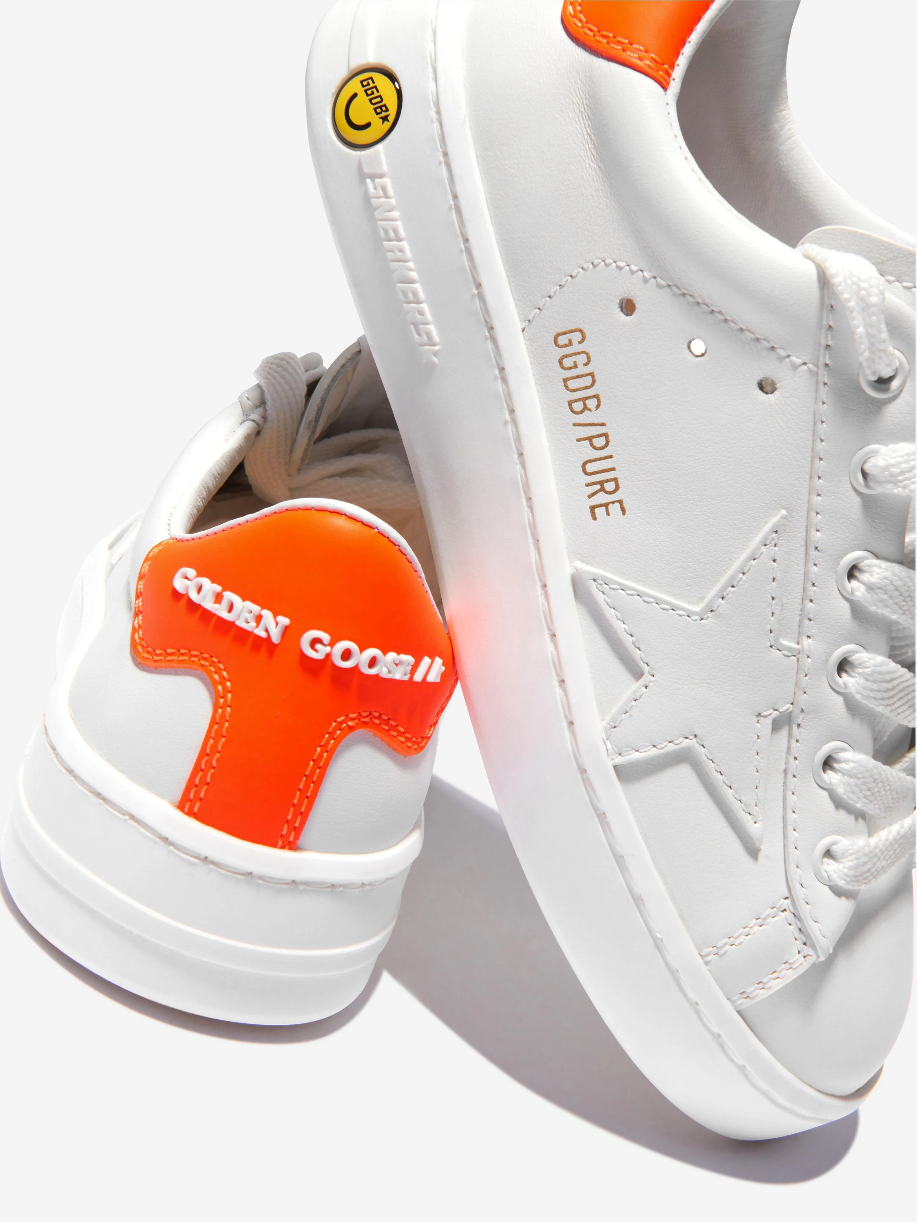 Golden Goose Unisex Pure Leather Star Trainers