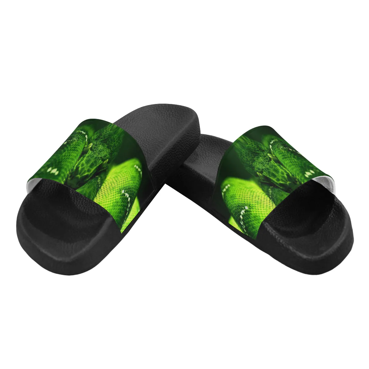 GREEN SNAKE Women's Slide Sandals