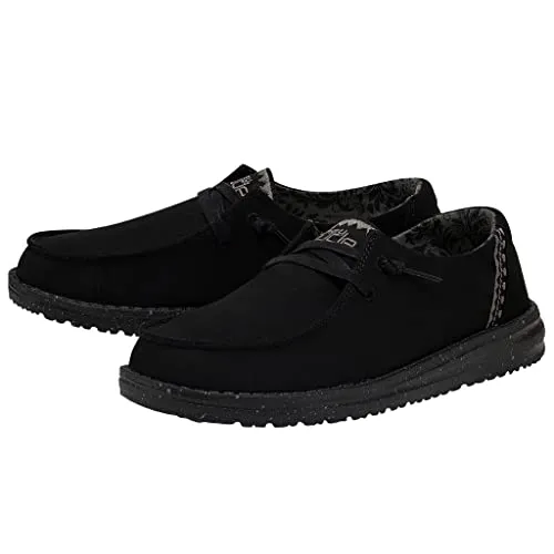 Hey Dude Women's Wendy Inca Dark Dagger Size 6 | Women’s Shoes | Women’s Lace Up Loafers | Comfortable & Light-Weight