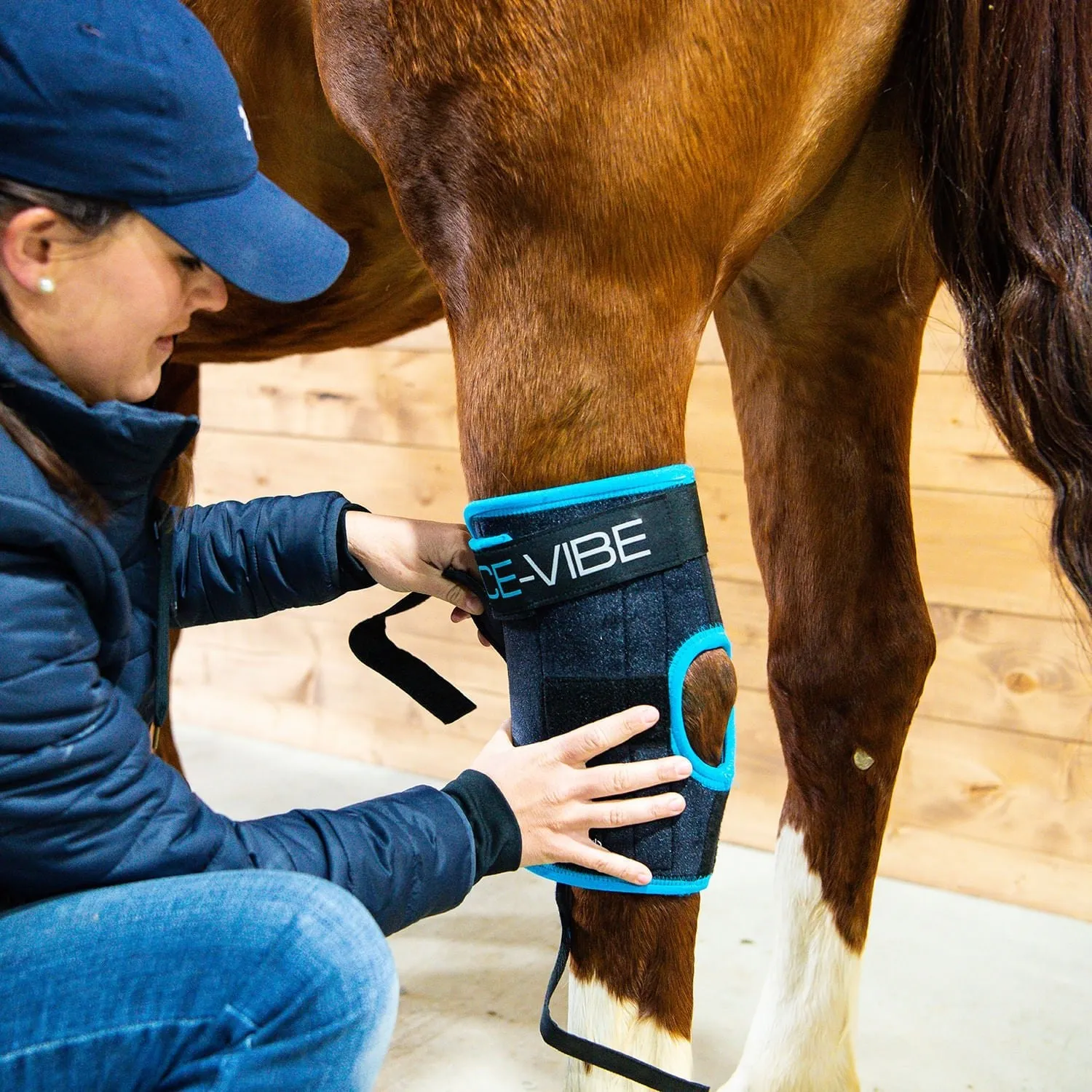 Ice-Vibe Hock Wrap 9 Piece Kit for Horses