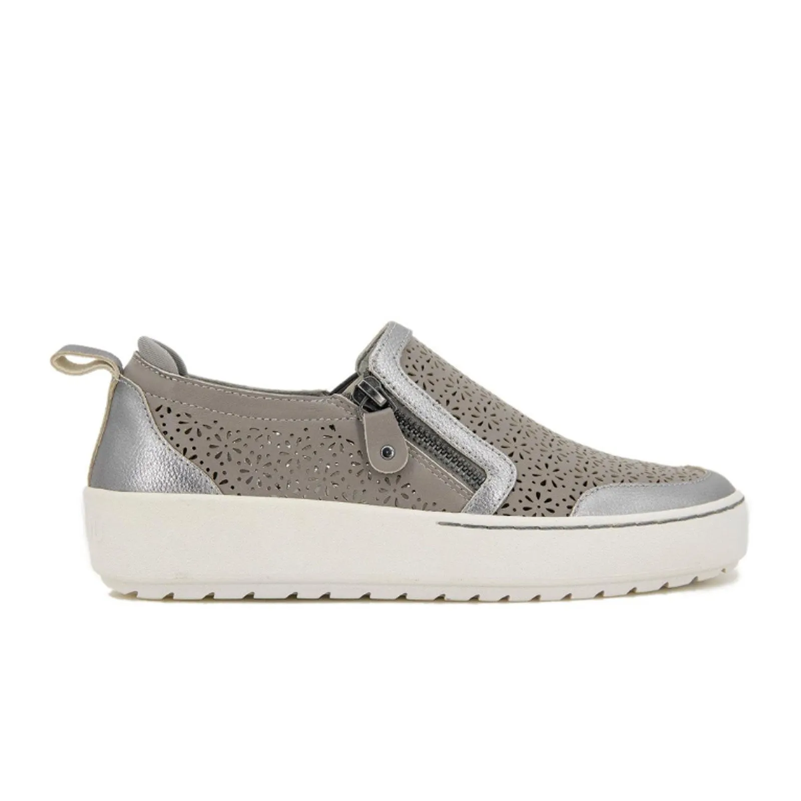 Jambu July Slip On Sneaker (Women) - Grey/Gunmetal