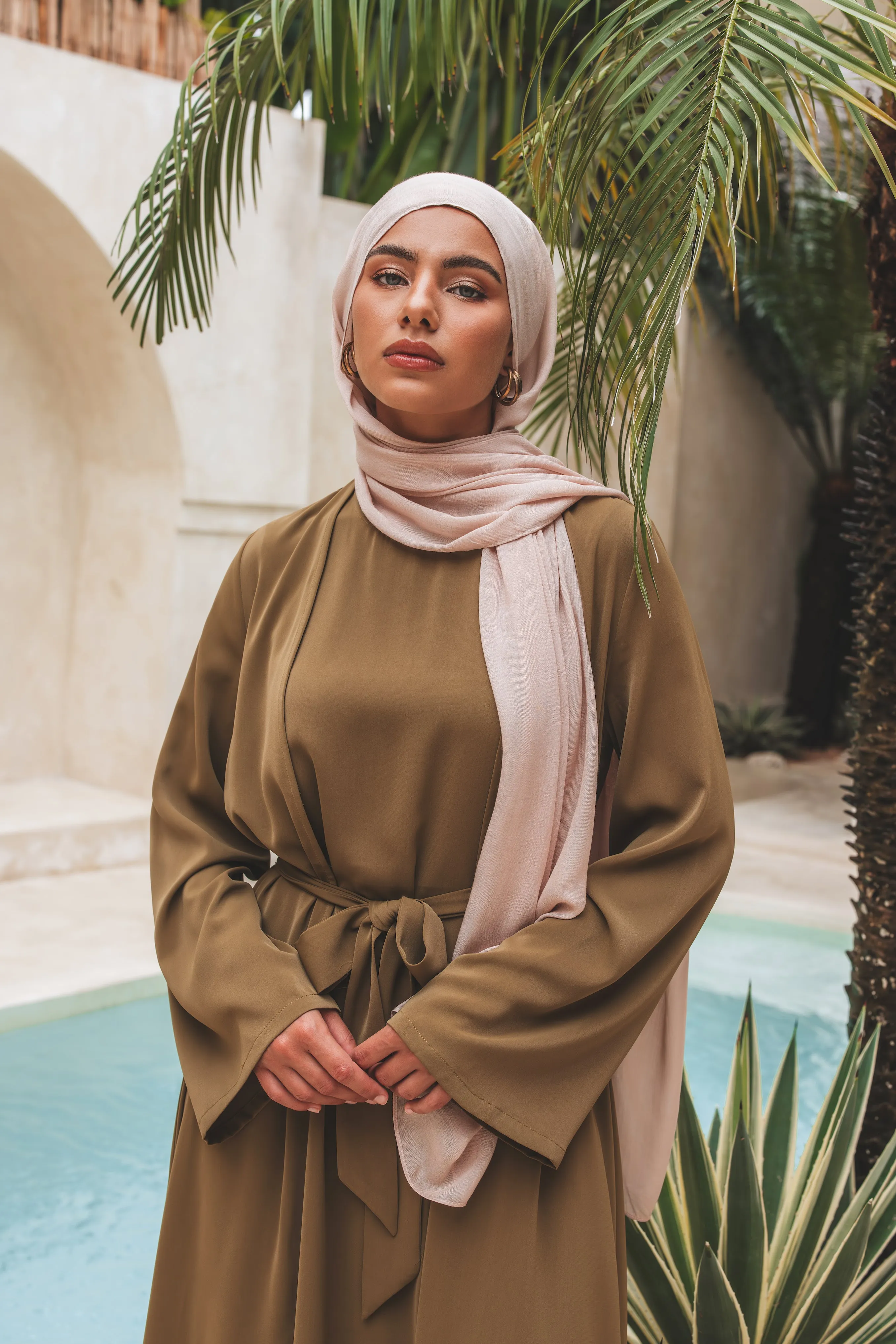 Jana Abaya Set - Citris Green