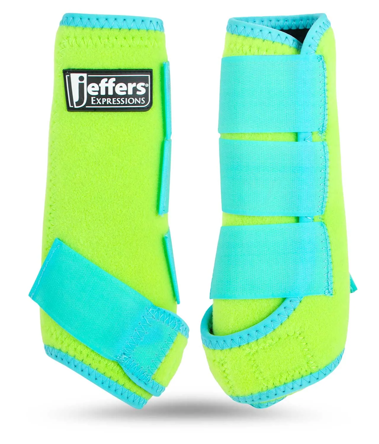 Jeffers Expression Neon Protective Boots for Horses