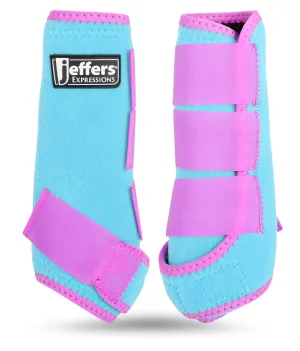 Jeffers Expression Neon Protective Boots for Horses