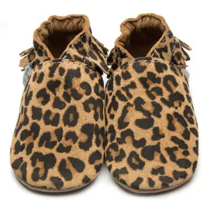 Leopard print moccasin