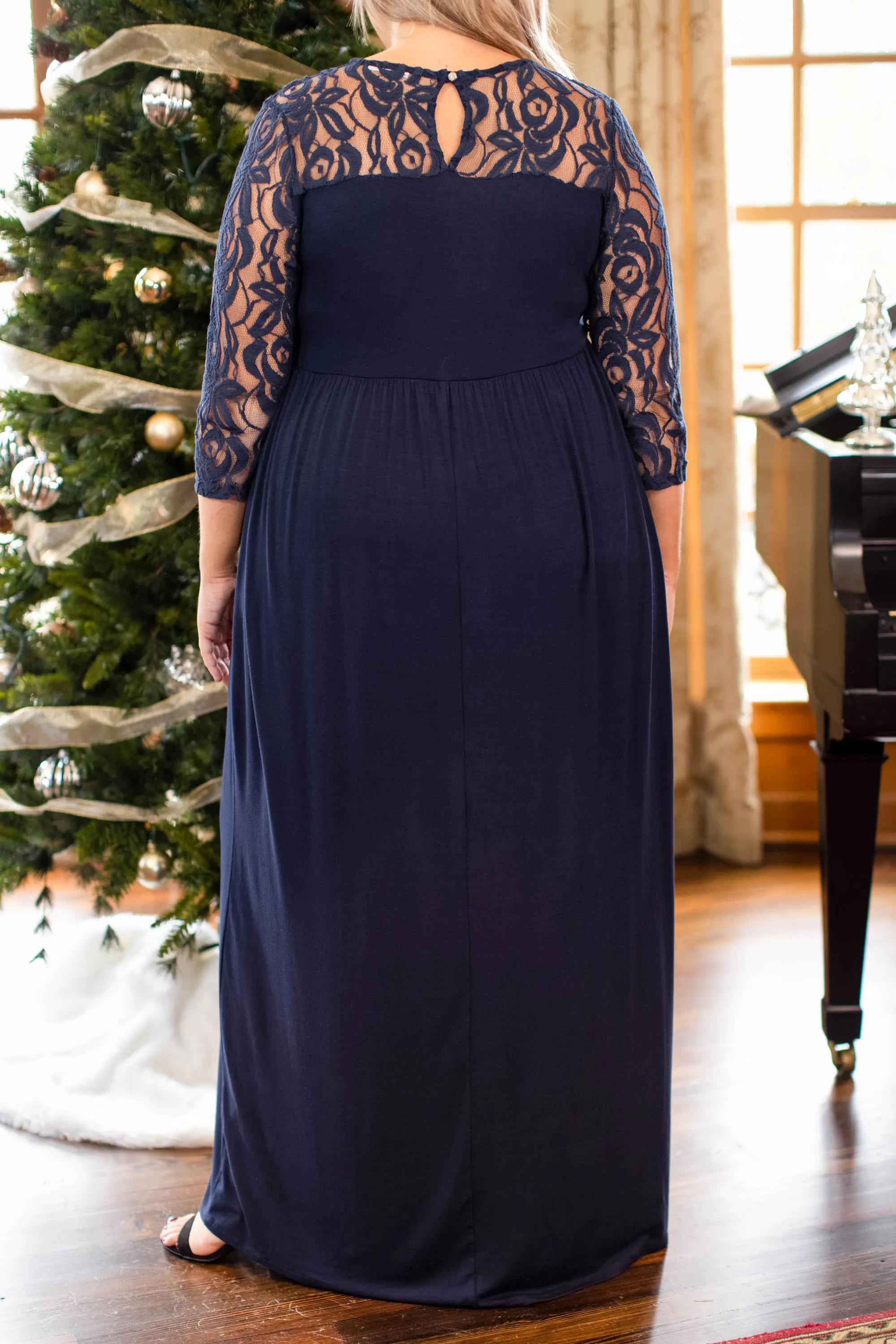 Looking Elegant Maxi Dress, Navy