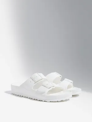 LUNA BLU White Double Band Flip-Flop