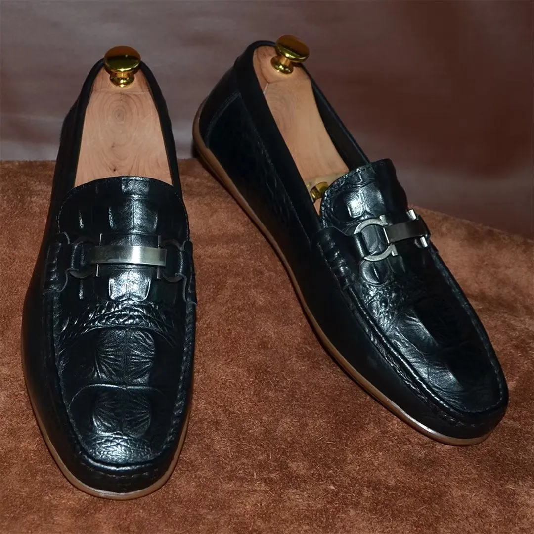 Luxurious Round Toe Loafers