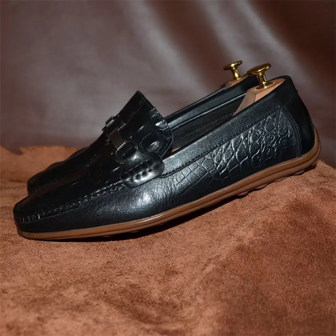 Luxurious Round Toe Loafers