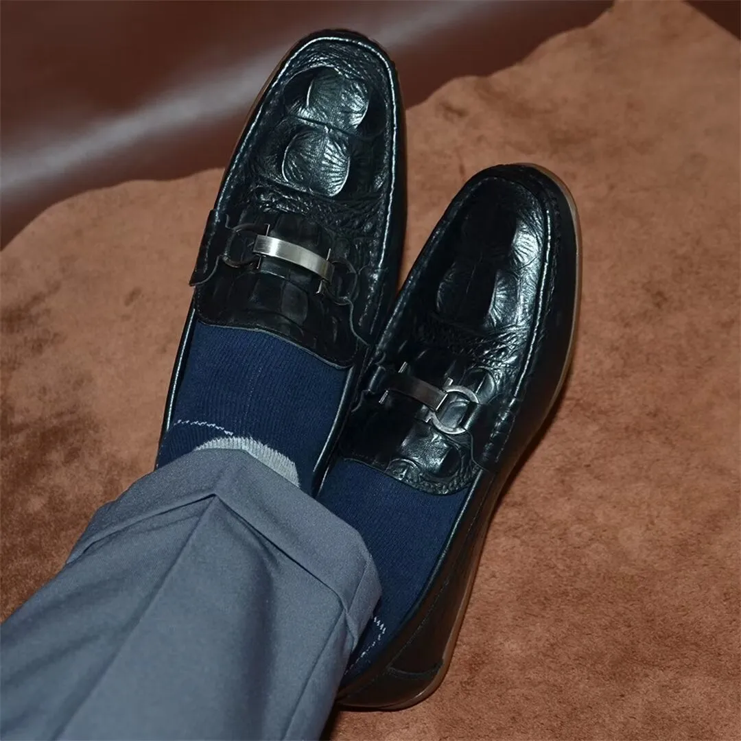 Luxurious Round Toe Loafers