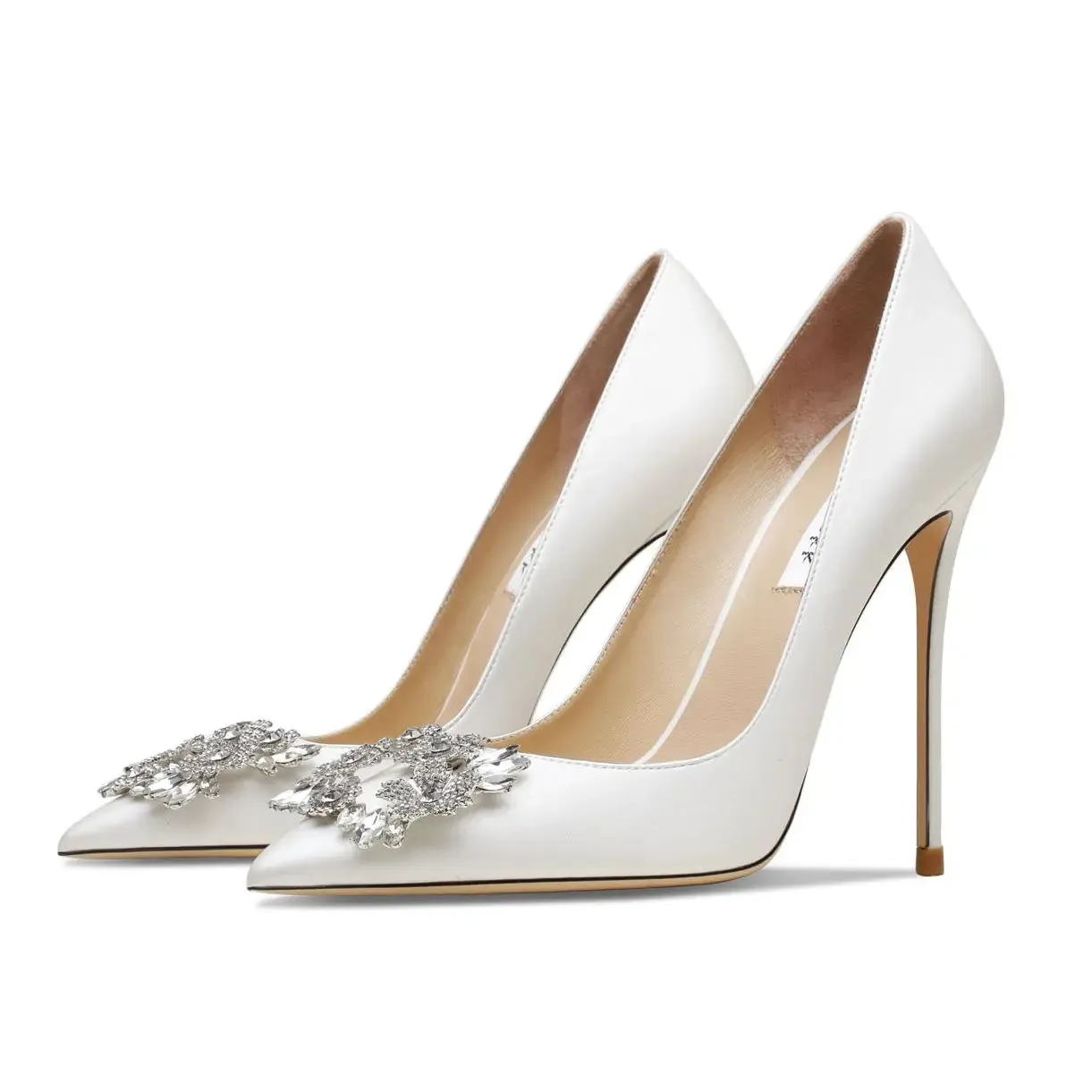 Luxury  Elegant High Heels Party & Wedding Shoes in White