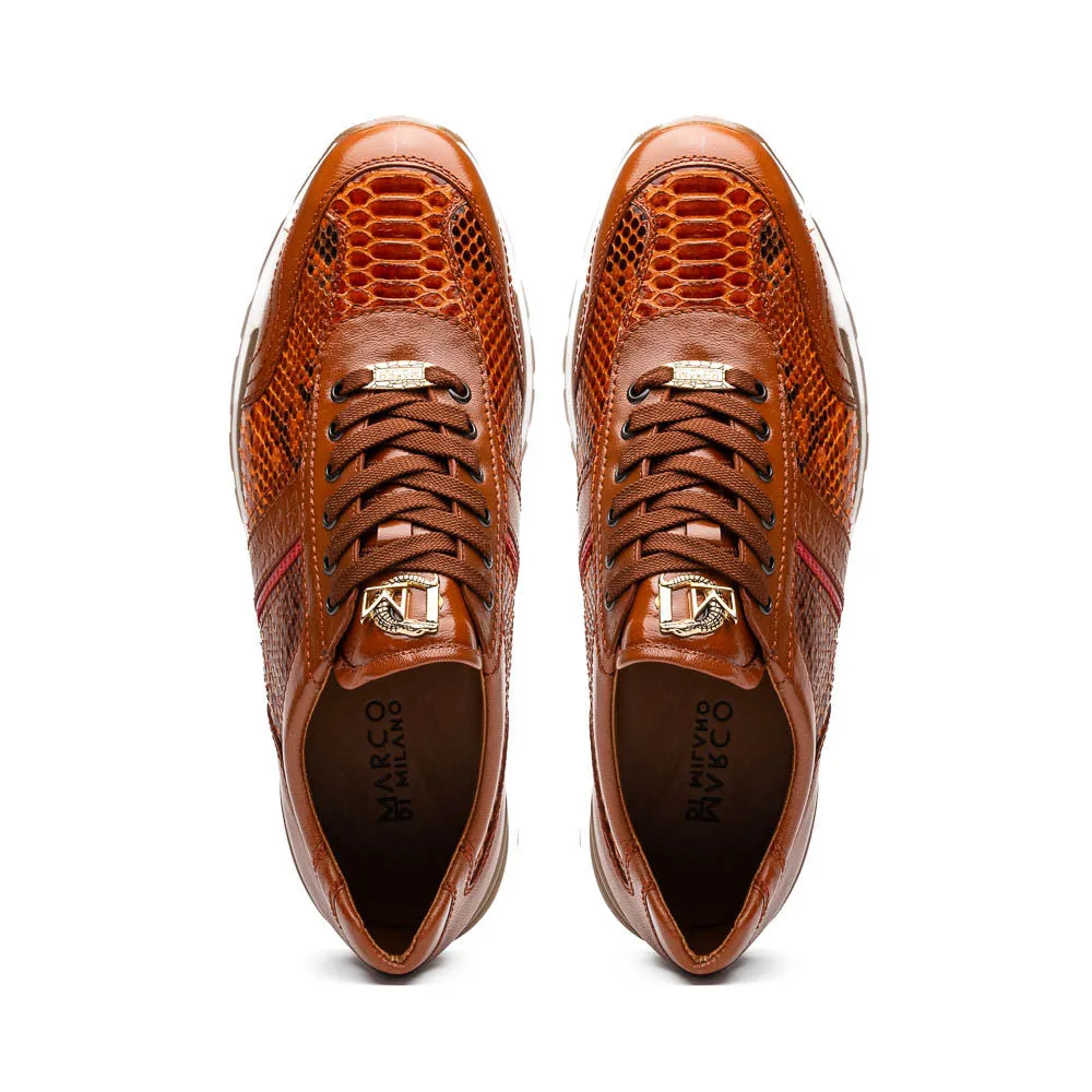 Marco Di Milano BRESCIA Python & Calfskin Sneakers