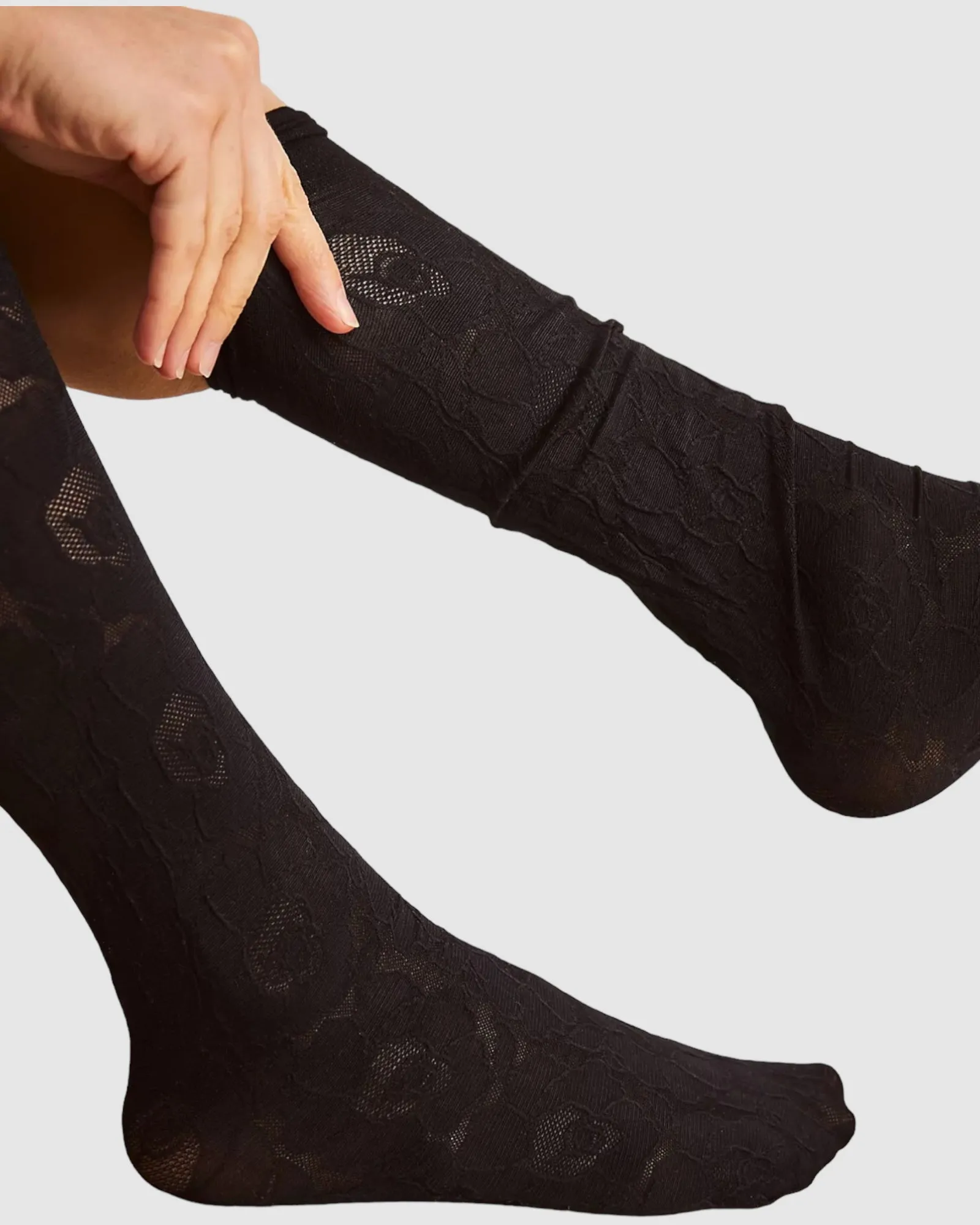 Maria Lace Socks - Black