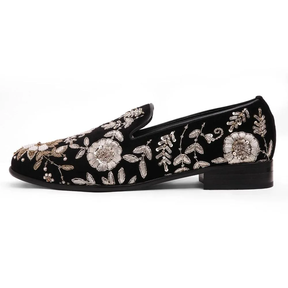 Mehar - Zardosi Velvet Slip-on