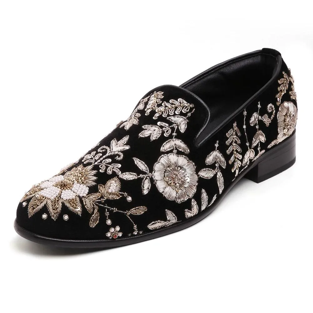 Mehar - Zardosi Velvet Slip-on