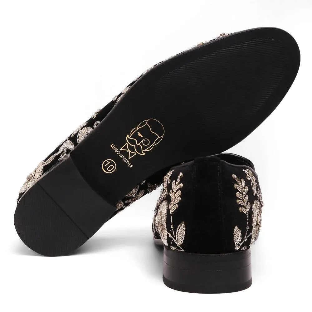 Mehar - Zardosi Velvet Slip-on