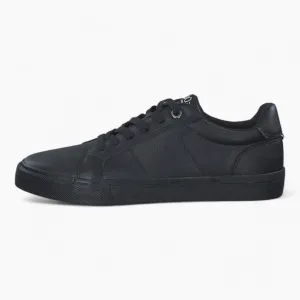 Men's Faux Leather Sneakers with Soft Foam Sole