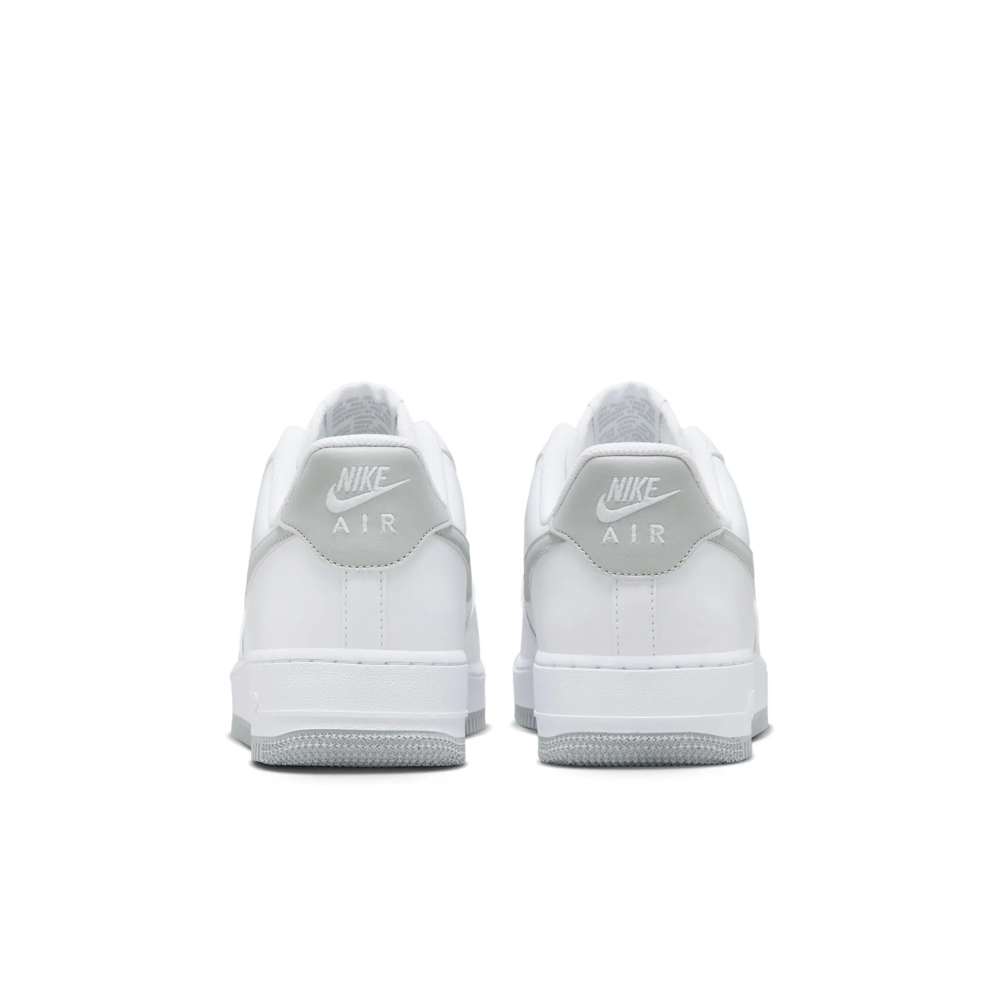 Men's Nike Air Force 1 '07- WHITE/LT SMOKE GREY-WHITE