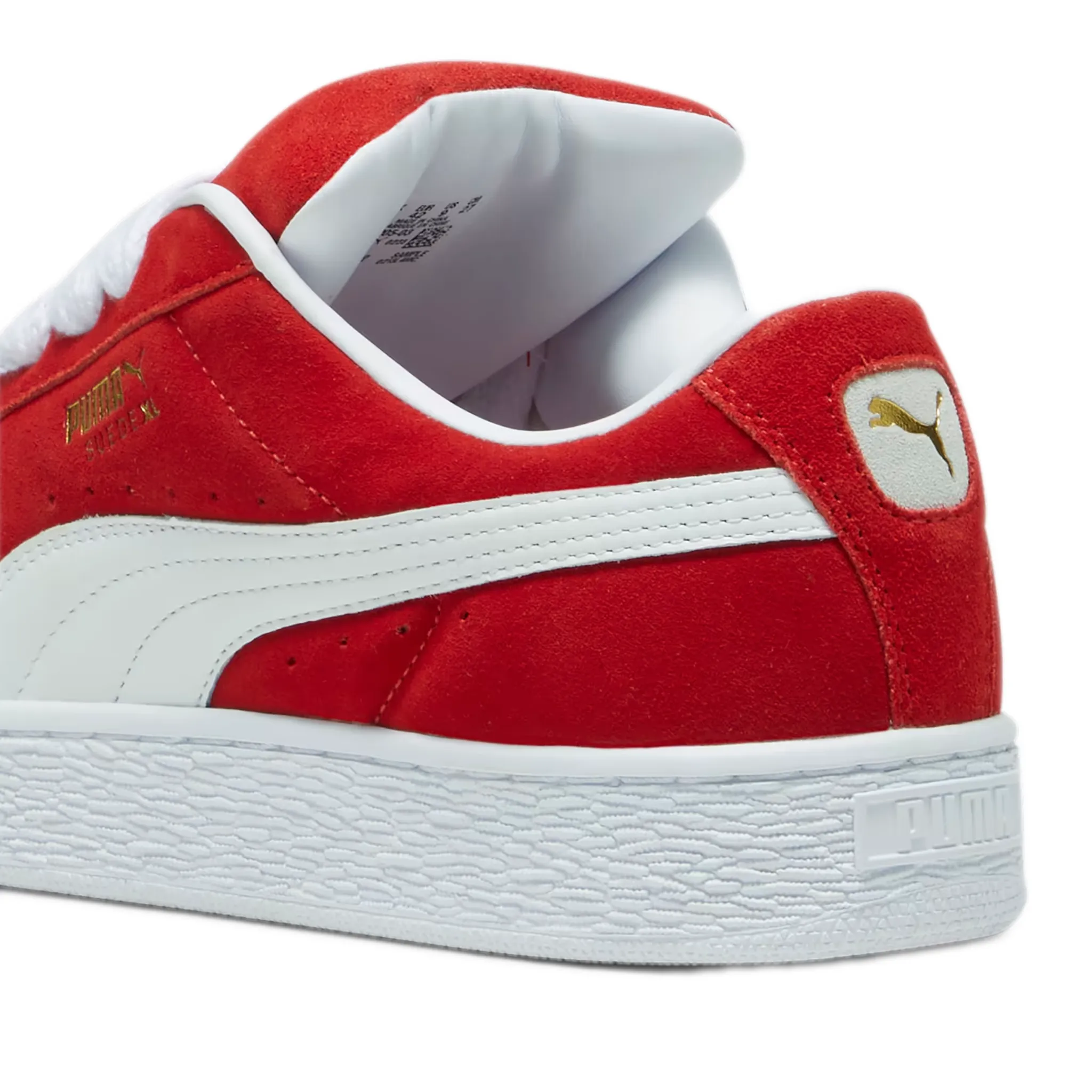 Men's Puma Suede XL Shoes - Red/ White